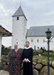 Billede af sognepræst Ole Witte Madsen og Lizzy Hansen